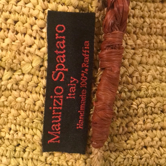 Italian Crossbody Raffia Maurizio Spataro bag - Picture 5 of 5